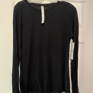 Lululemon Lab long sleeve black shirt